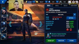 Marvel Future Fight Captain America Build Review (English / Indonesian Subtitles)