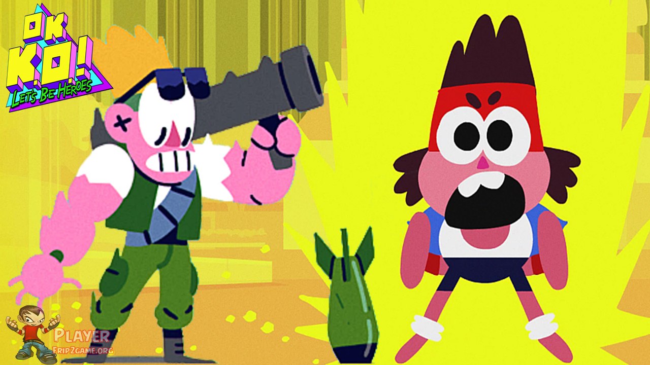 K.O And Nick Army Patrolled Lakewood Plaza Turbo - OK K.O.! Let's Play Heroes