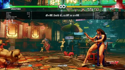 Street Fighter V: CHUN-LI Combo Guide