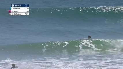 Adrénaline - Surf : Lakey Peterson with an 8.43 Wave vs. C.Moore, M.Callaghan
