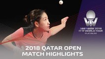 2018 Qatar Open Highlights I Liu Shiwen vs Wang Manyu (Final)