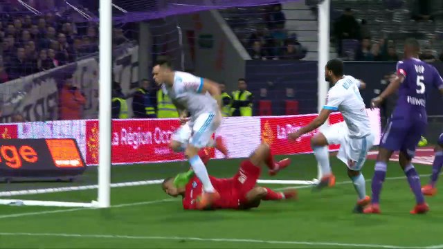 Toulouse FC - Olympique de Marseille (1-2) - Résumé - (TFC-OM) 2017-18