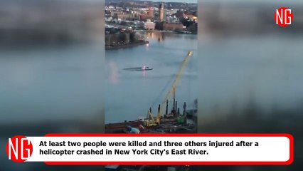 Eurocopter AS350 Dives Into NY City East River, 2 Killed