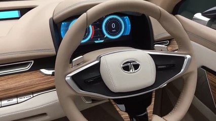 Tata E Vision Sedan Concept - World Exclusive _ MotorBeam