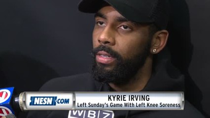 Kyrie Irving On His Left Knee Soreness