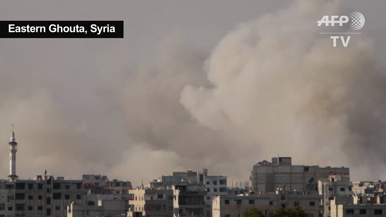 New air strikes pound Syria's Eastern Ghouta