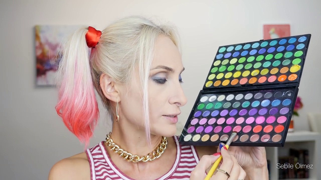 Harley Quinn Makyajı | Harley Quinn Suicide Squad Make-up | Sebi Bebi