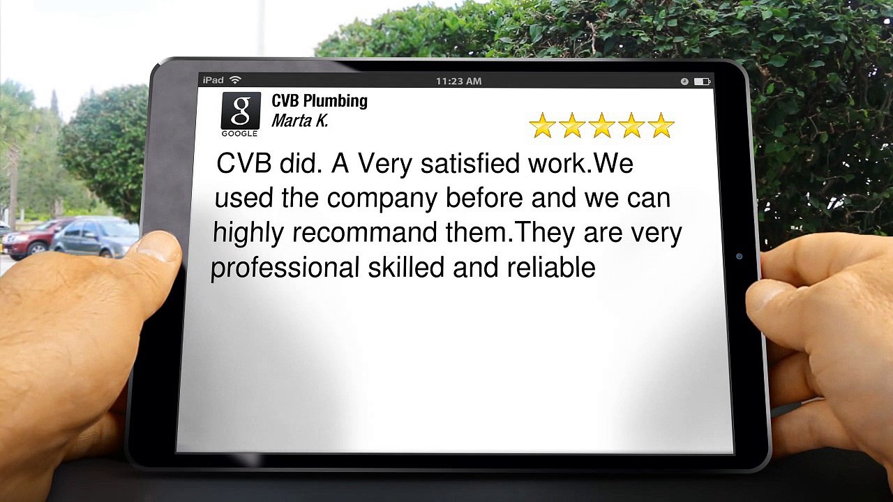 CVB Plumbing Poway Remarkable Five Star Review by Marta Kollin