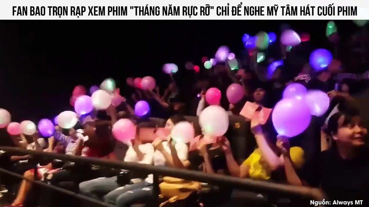 Fan bao trọn rạp xem phim "Tháng năm rực rỡ" chỉ để nghe Mỹ Tâm hát cuối phim