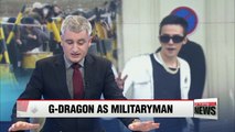 G-Dragon of BIGBANG begins his mandatory military service