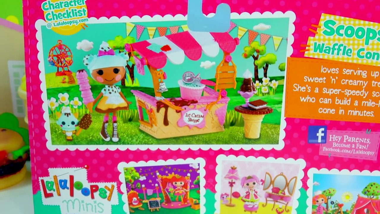 Lalaloopsy Scoops Serves Ice Cream Doll Playset + Disney Frozen Mystery