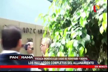 Los hallazgos completos del allanamiento a las viviendas de Yoshiyama y Bedoya