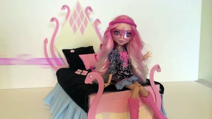 How to make a Viperine Gorgon Doll Bed Tutorial/ Monster High