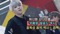컴백 워너원, 부메랑 공개! '강다니엘 부메랑 발음 다녤 섹시'
