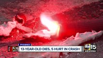 Teenage boy dies following crash with suspected impaired driver in Phoenix