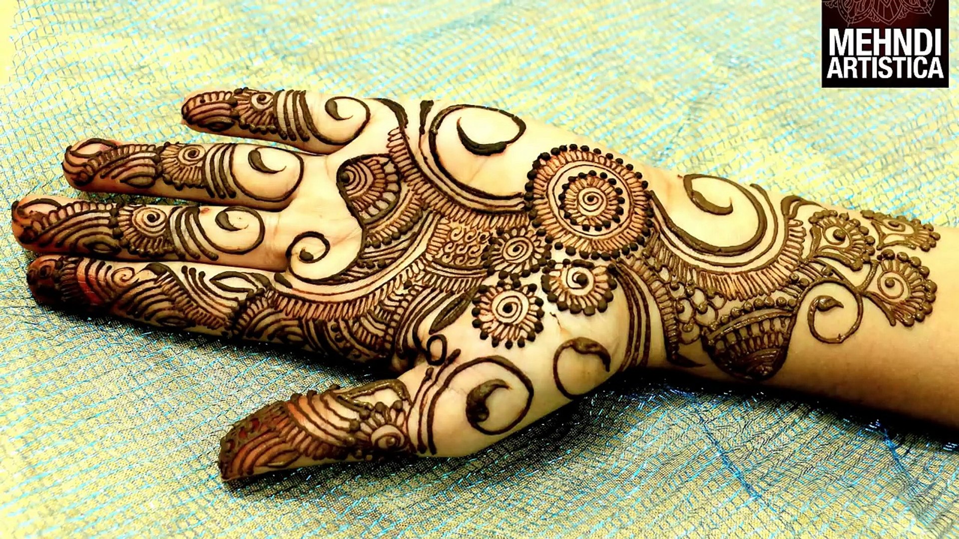 Easy Simple Beautiful Circular Mehndi Designs For Hands Latest