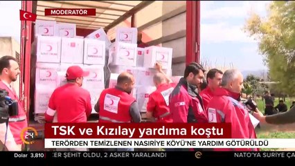Türk Kızılay'ı Afrin'de