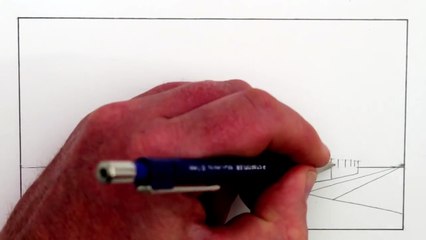 How to Draw an Airplane and Airport in 2-Point Perspective