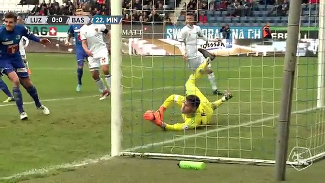 Luzern 1:0 Basel (Switzerland. Super League. 11 March 2018)