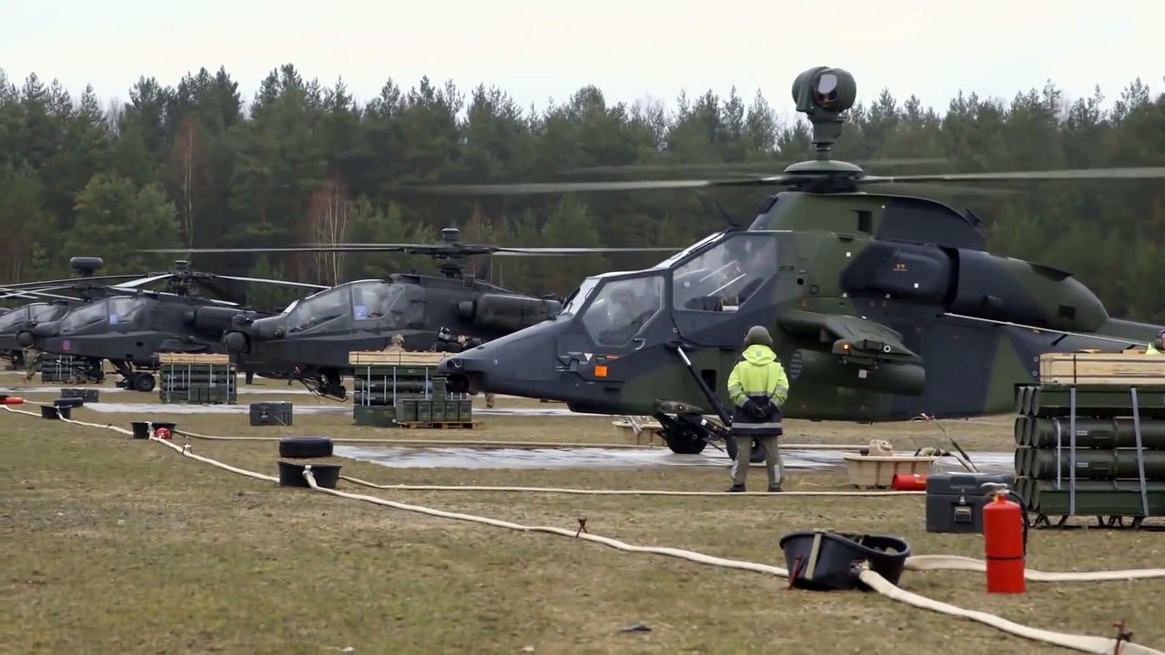 Tiger Helicopter Takeoff – German Army's Deadly Attack Helicopter