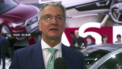 Geneva Motor Show 2018 - Interview Rupert Stadler, Audi