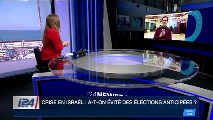 Crise en Israël : a-t-on évité des éléctions anticipées ?