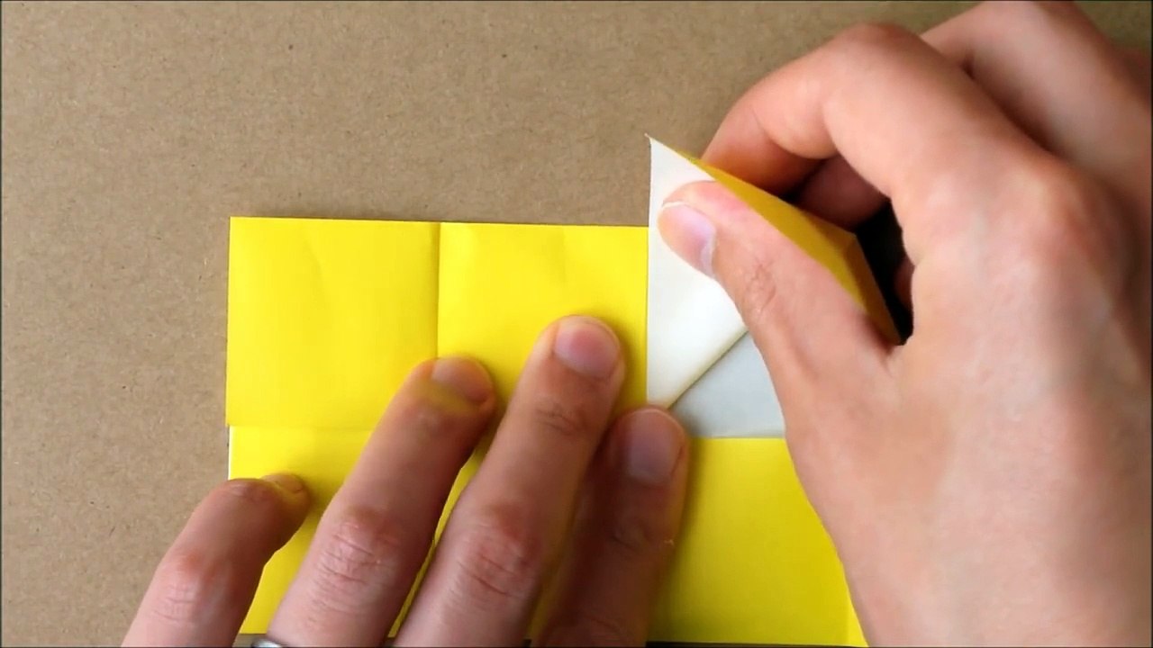 簡単折り紙★ ひまわりの折り方 ★平面｜Origami Sunflower Easy