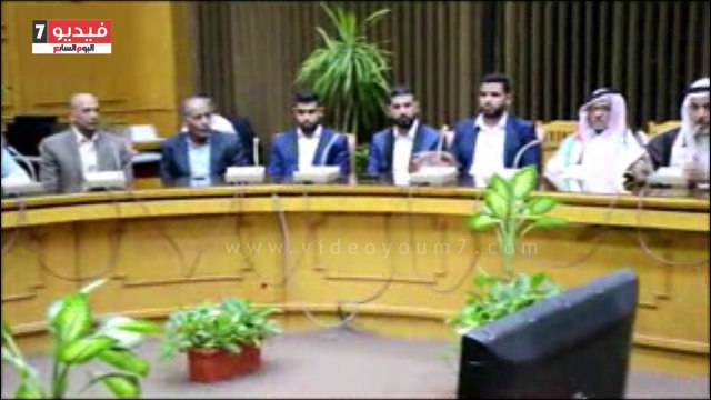 محافظ الاسماعيلية يستقبل رؤساء وفود الدول المشاركة فى مهرجان سباقات الهجن