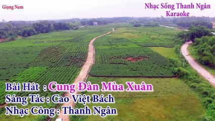 Cung Đàn Mùa Xuân ( Remix ) - Karaoke Beat Chuẩn