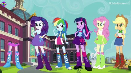 Equestria Girls Transform Into Ninjas - My Little Pony Coloring