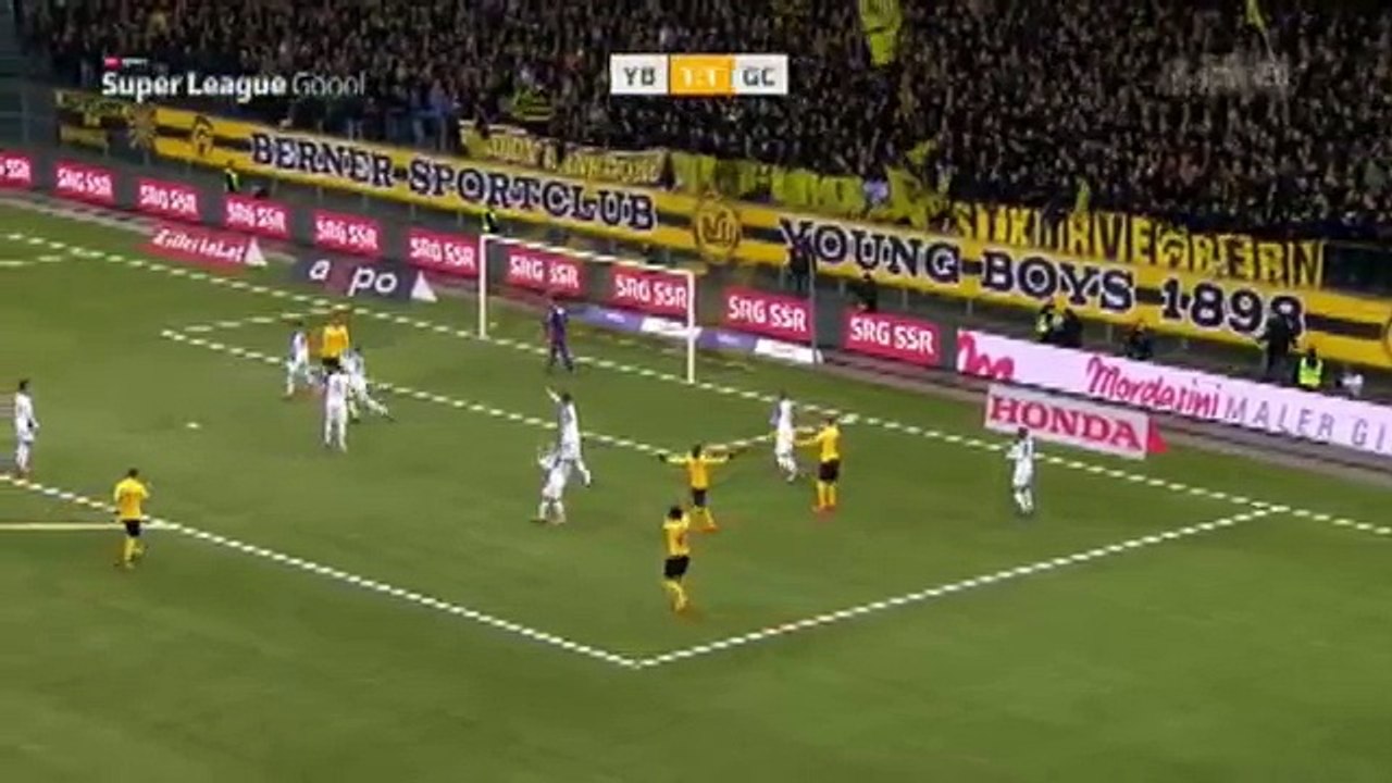 Young Boys 2:1 Grasshoppers (Switzerland. Super League. 11 March 2018)