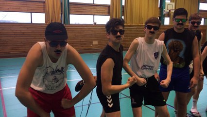 Soirée raclette...la présentation des garçons