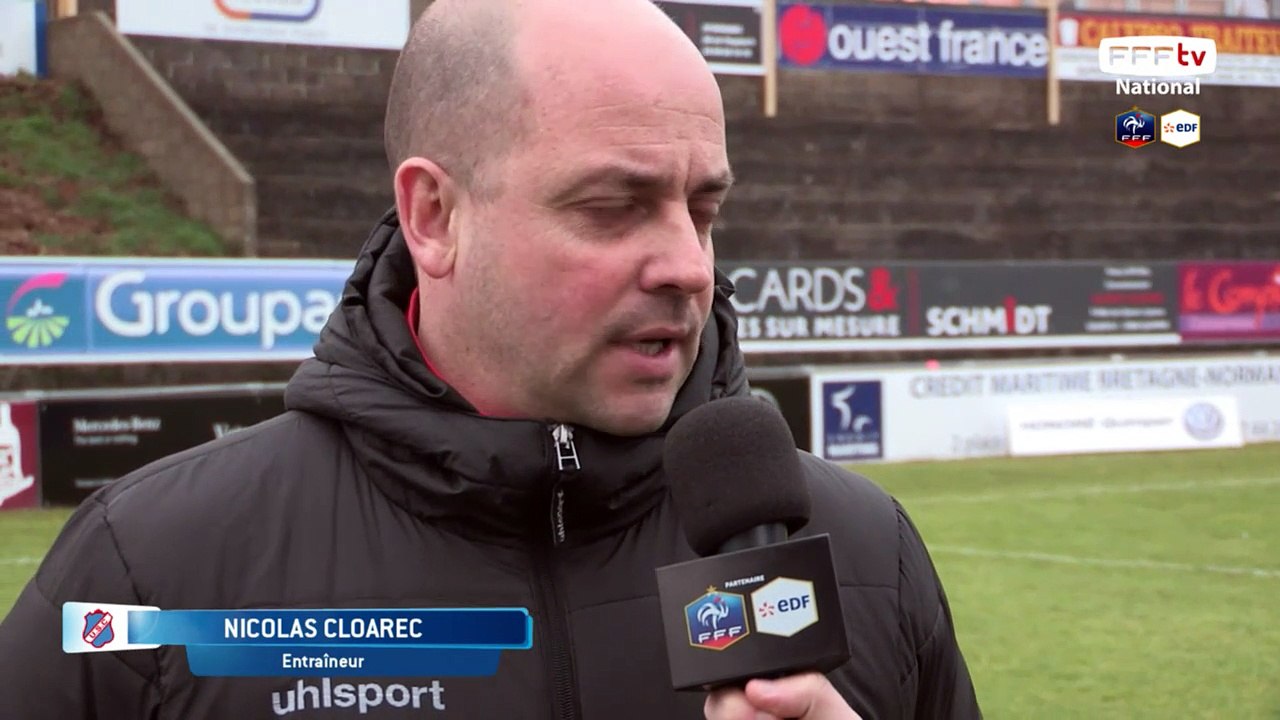 Interview entraineur de Concarneau