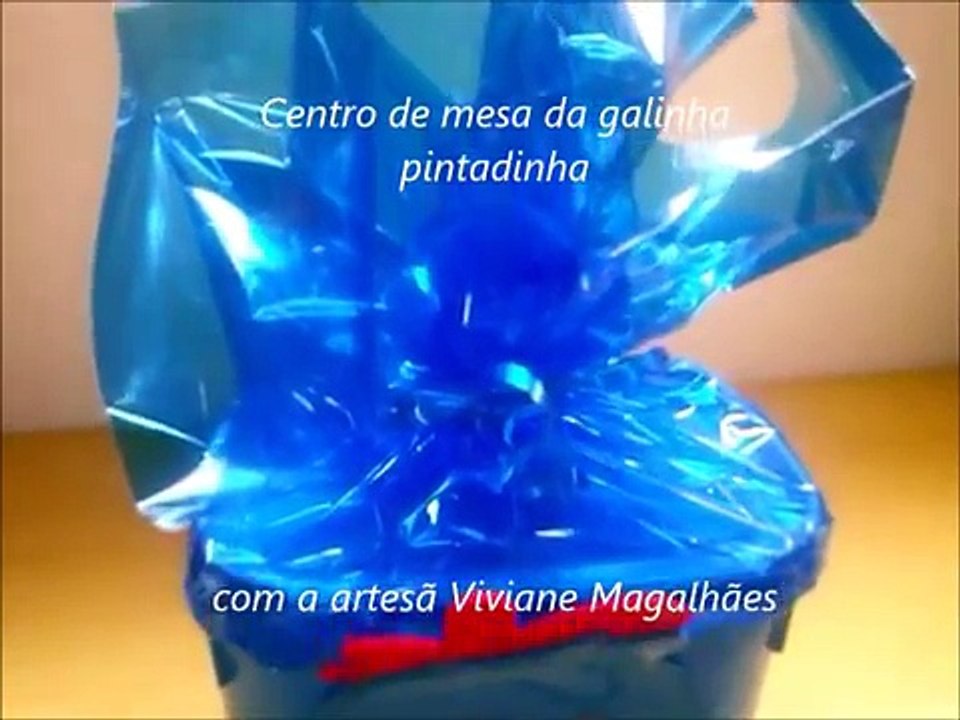 Lembrancinha com pote de sorvete da galinha pintadinha passo a passo