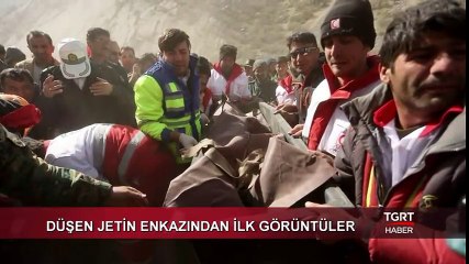 Düşen Jetin Enkazından İlk Görüntüler
