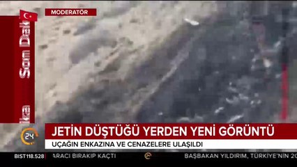 Uçağın enkazına ulaşıldı