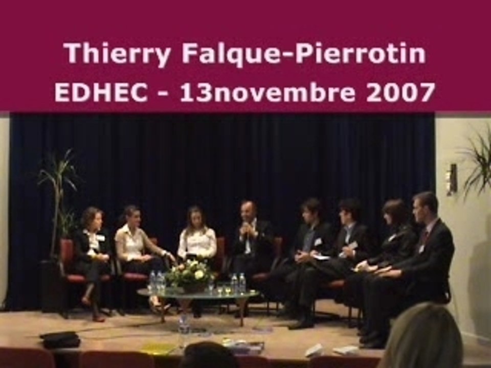Conférence Thierry Falque-Pierrotin - EDHEC Business School