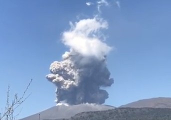 Smoke and Ash Rise From Iconic Japanese Volcano as Eruptions Continue