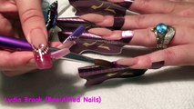 Acrylic Nails How To Sculpted Butterfly using Brillbird Products