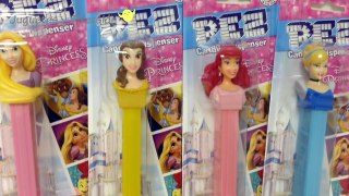 Princesas de Disney,Cenicienta,Ariel,Rapunzel,Bella(Dispensador de dulces)videos para niñas