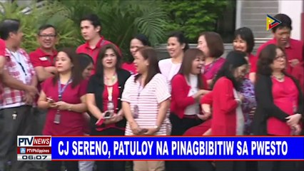 1#PTVNEWS: CJ Sereno, patuloy na pinagbibitiw sa pwesto
