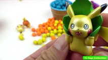 Pokemon GO - Hide and Seek Play Doh Dippin Dots Ice Cream Surprise Pikachu Torchic Treecko