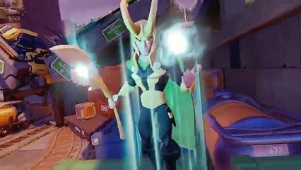 Thor and Iron Man VS Ultron and Loki Marvel Battlegrounds Disney Infinity 3.0