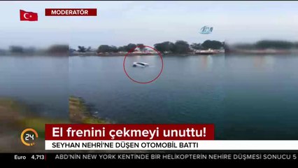 El frenini çekmeyi unuttu