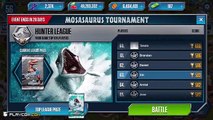 Hunting NEW Dinosaurs Mosasaurus - Jurassic World The Game