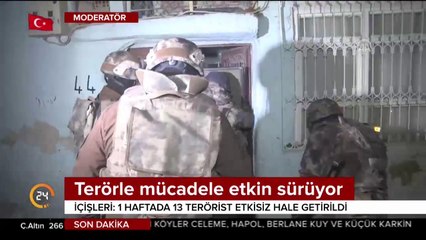Terörle mücadele etkin sürüyor