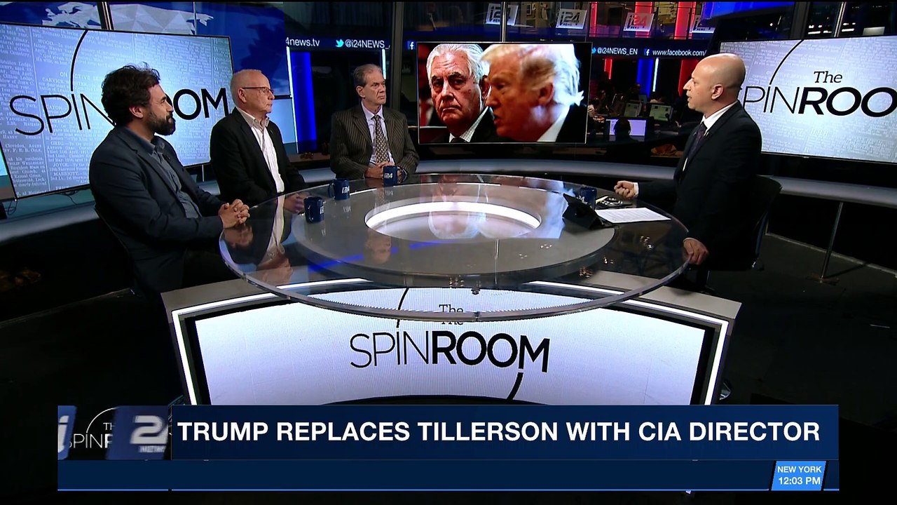 THE SPIN ROOM | Trump sacks Rex Tillerson as Secretary of State | Tuesday, March 13th 2018