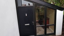 COLOURED COMPOSITE DOORS & WINDOWS INSTALLED IN CAERPHILLY SOUTH WALES