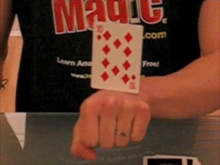 Card on Hand Balance Trick