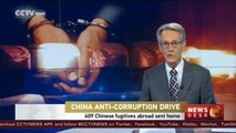 China anti-corruption campaign: 409 fugitives repatriated